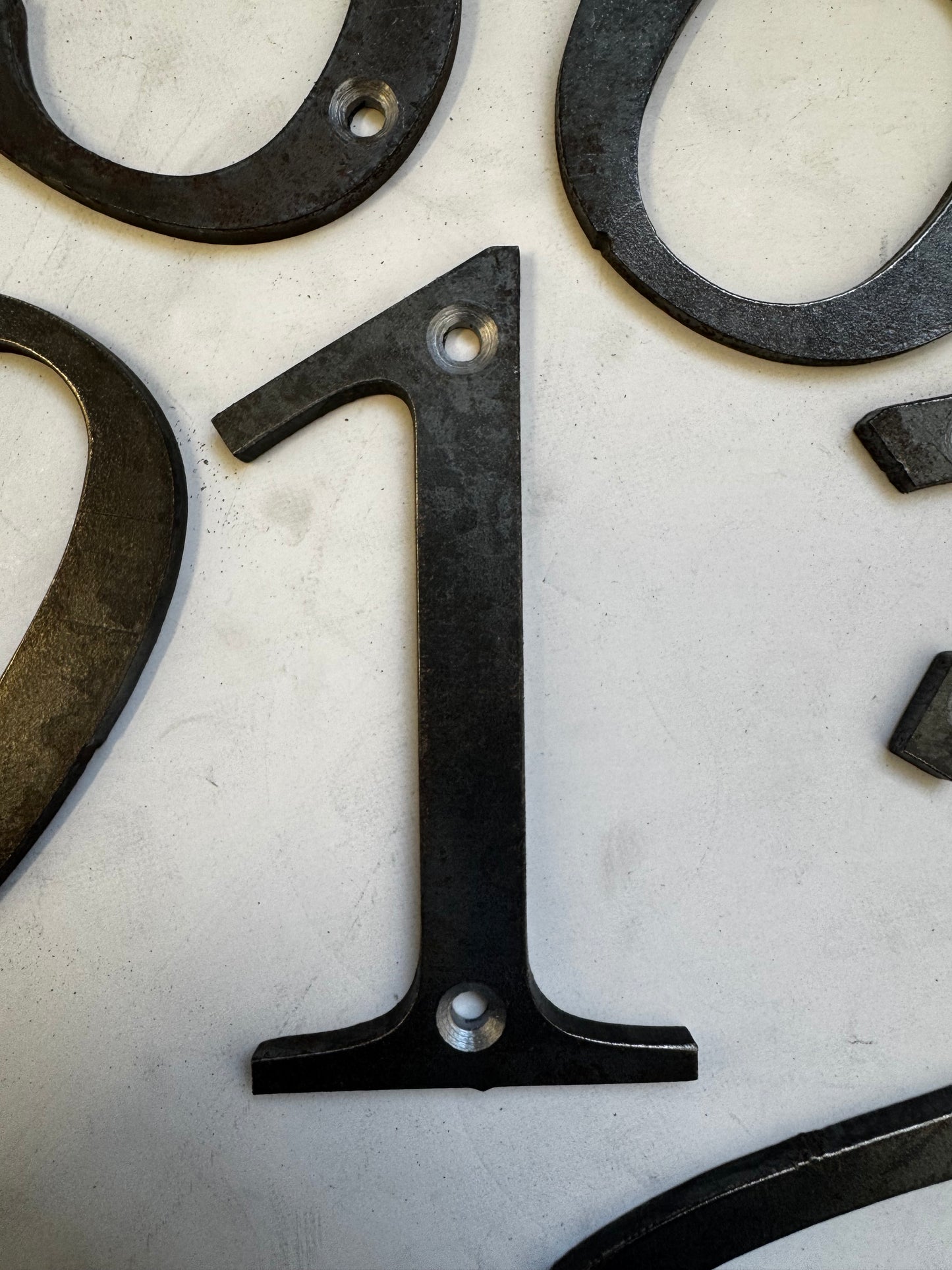 Steel House Numbers