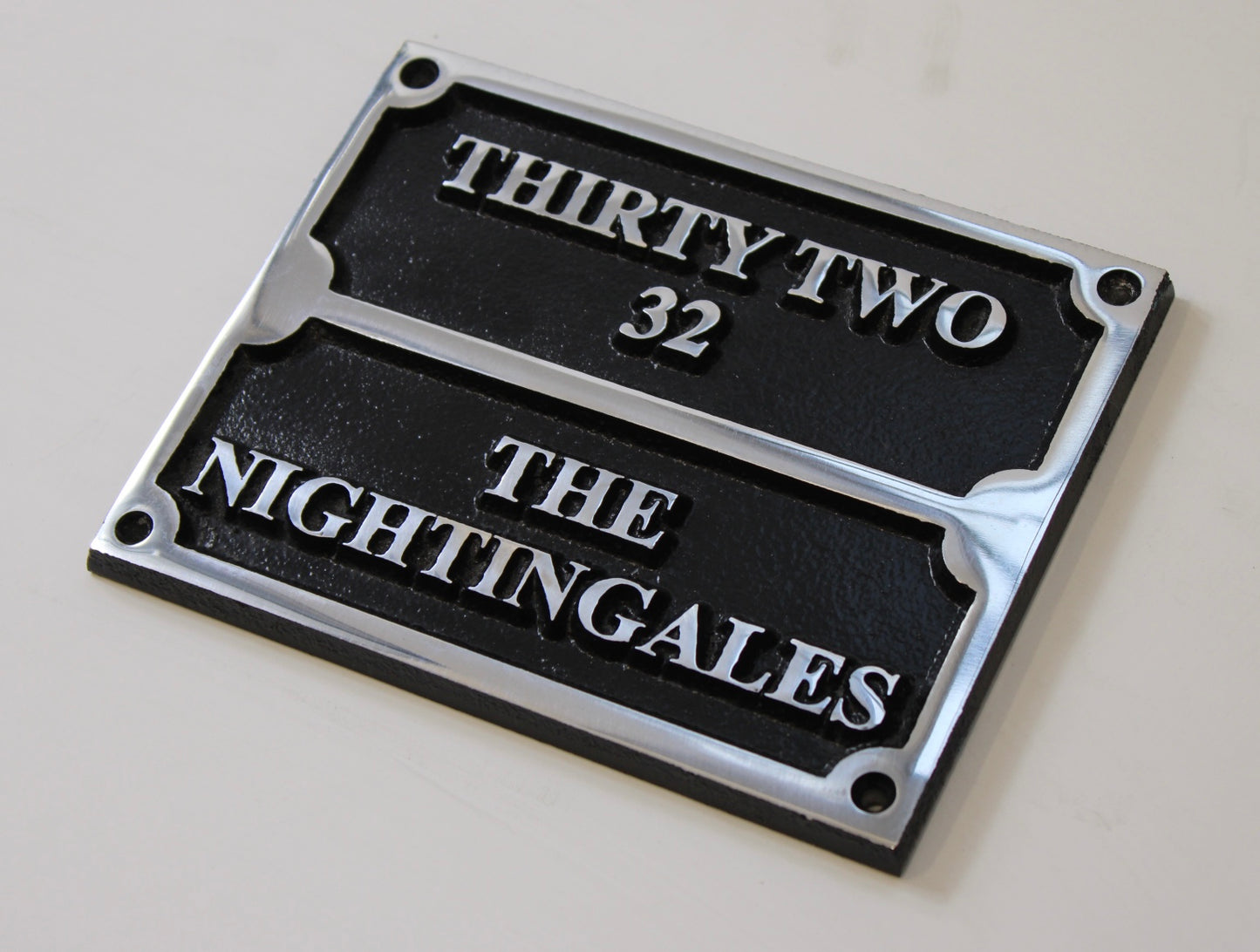 Family and Street Name sign