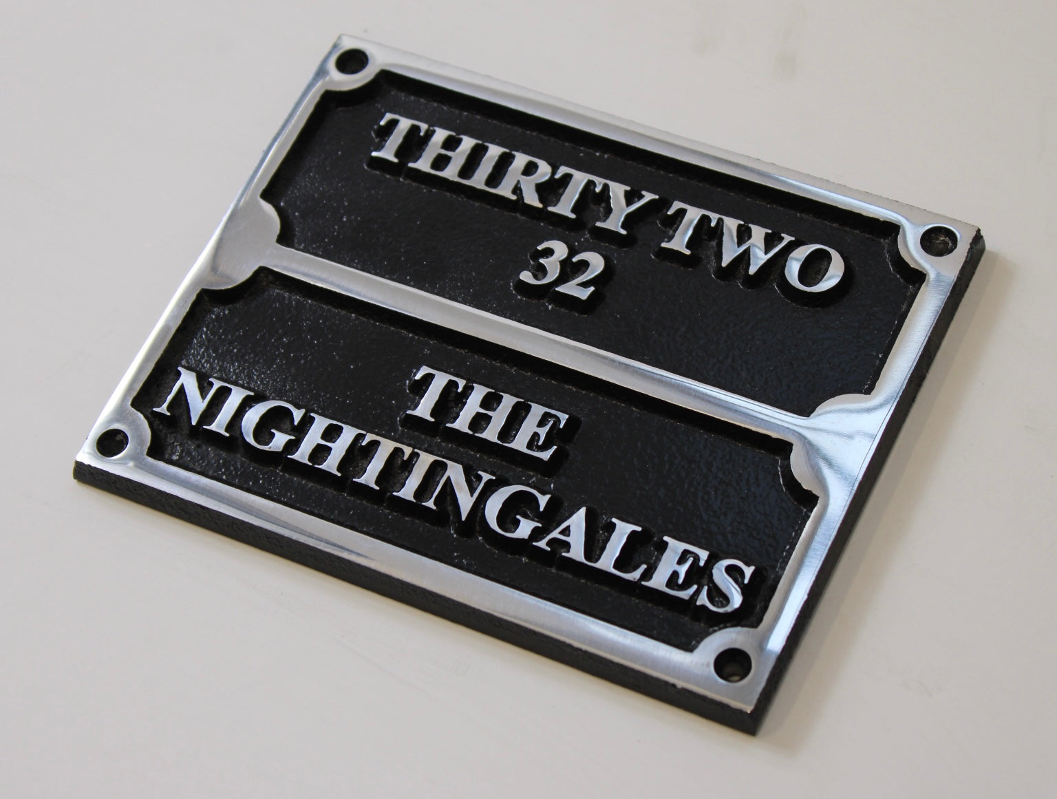 Family and Street Name sign