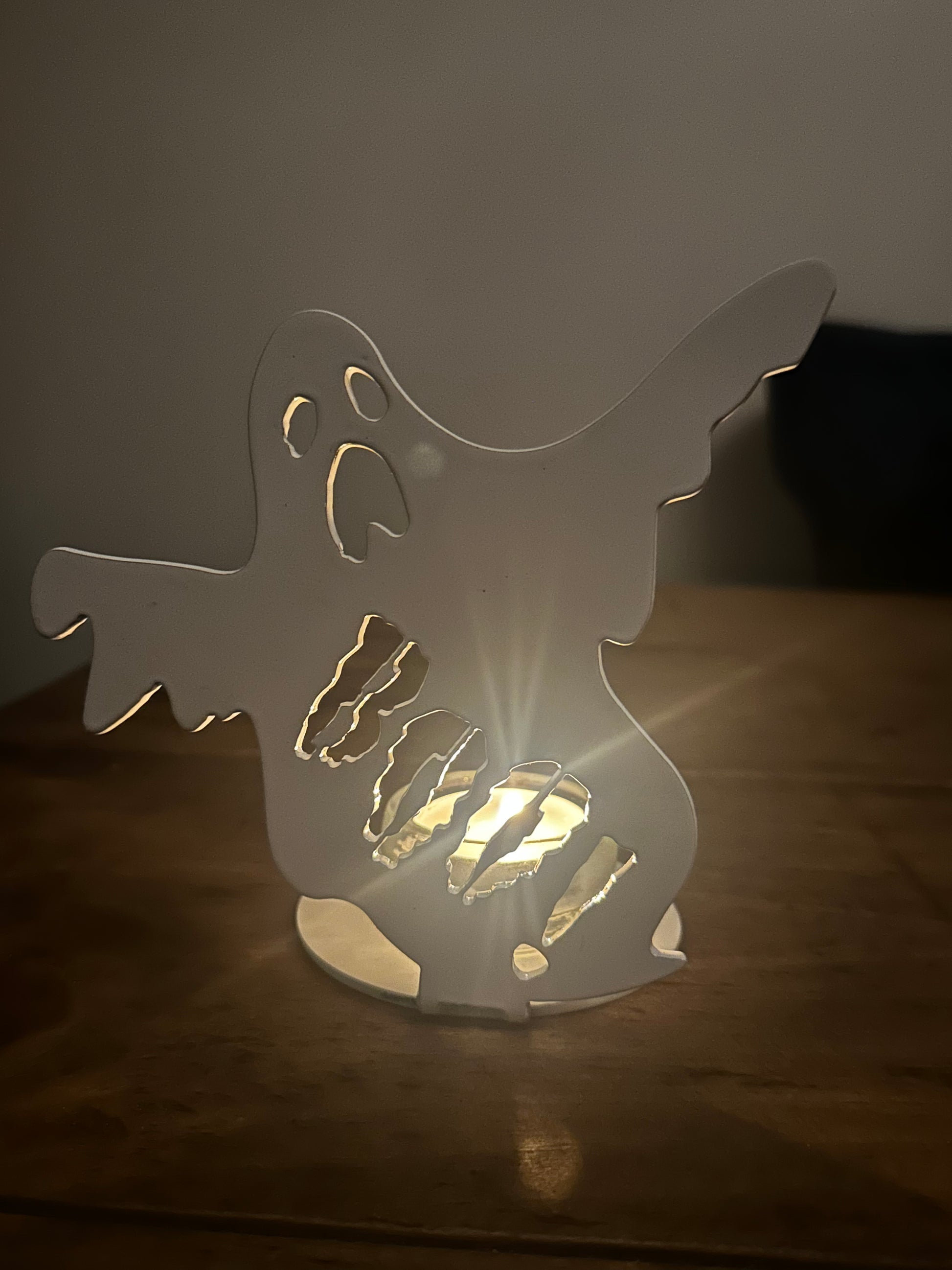 ghost candle holder