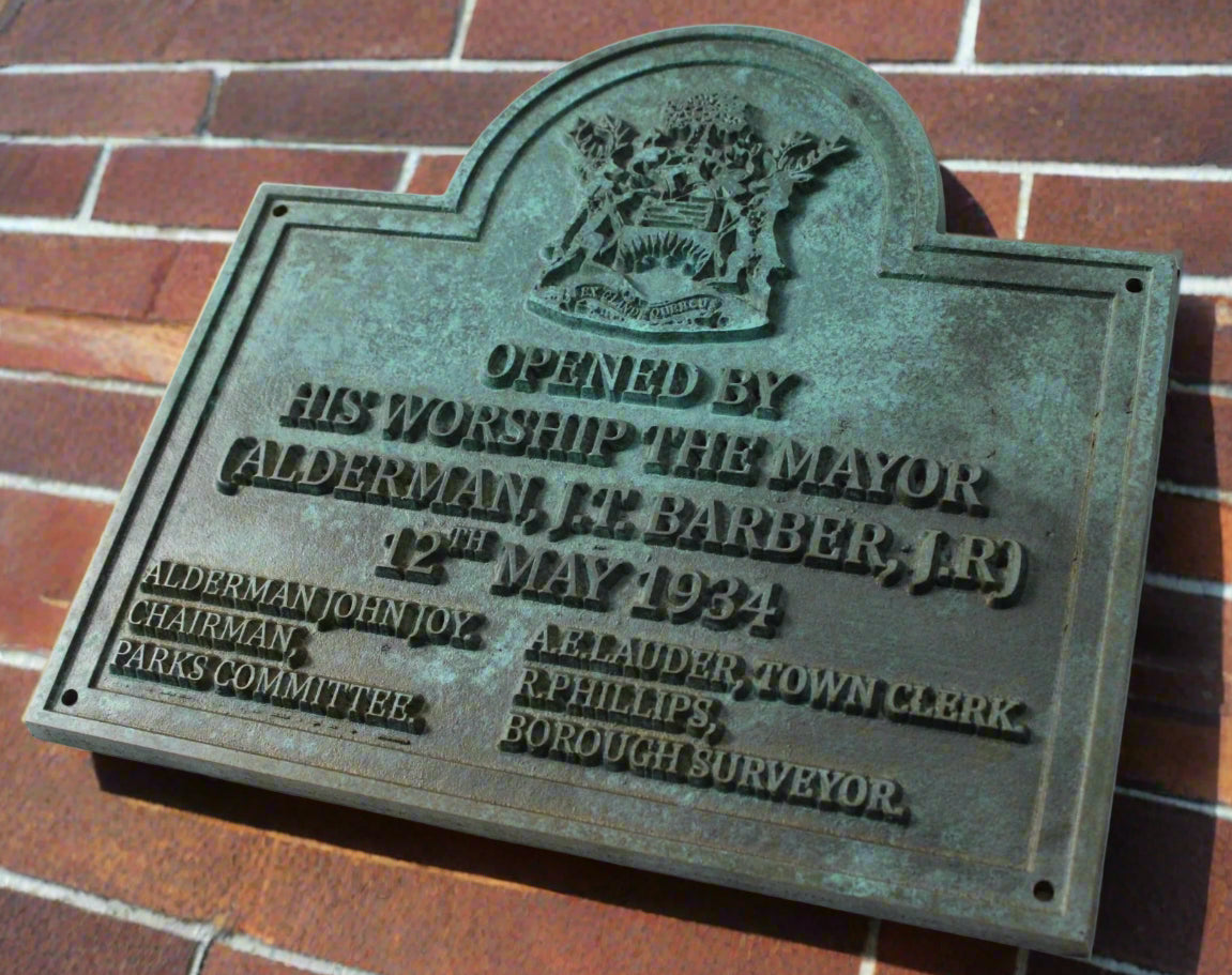 Bronze Verdigris plaque