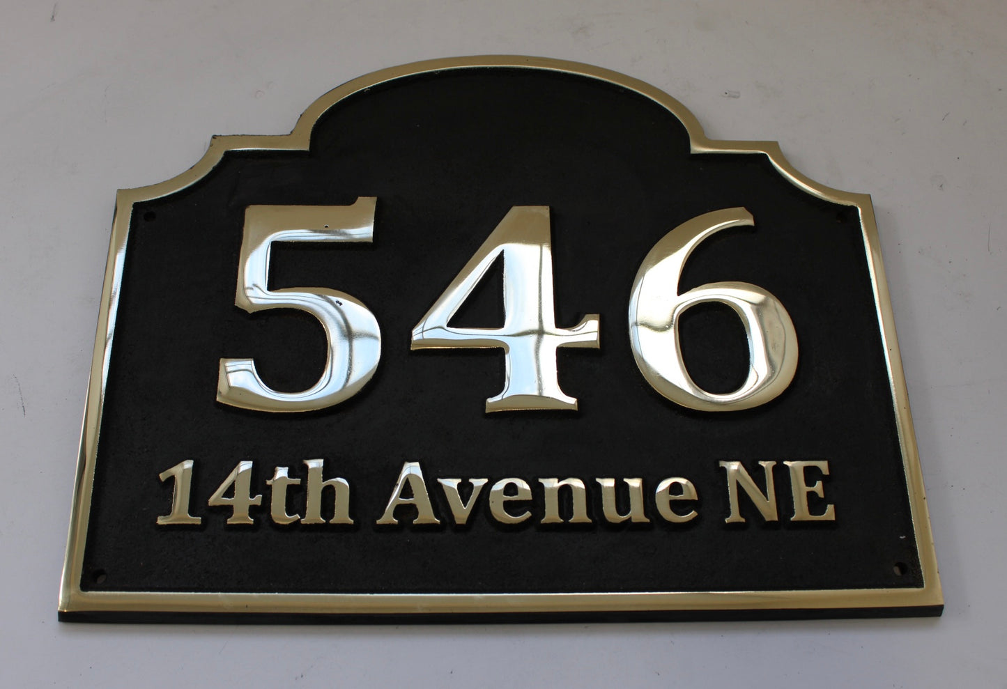 Bronze Address Plaque