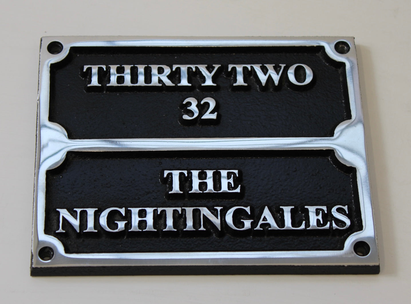 Family and Street Name sign