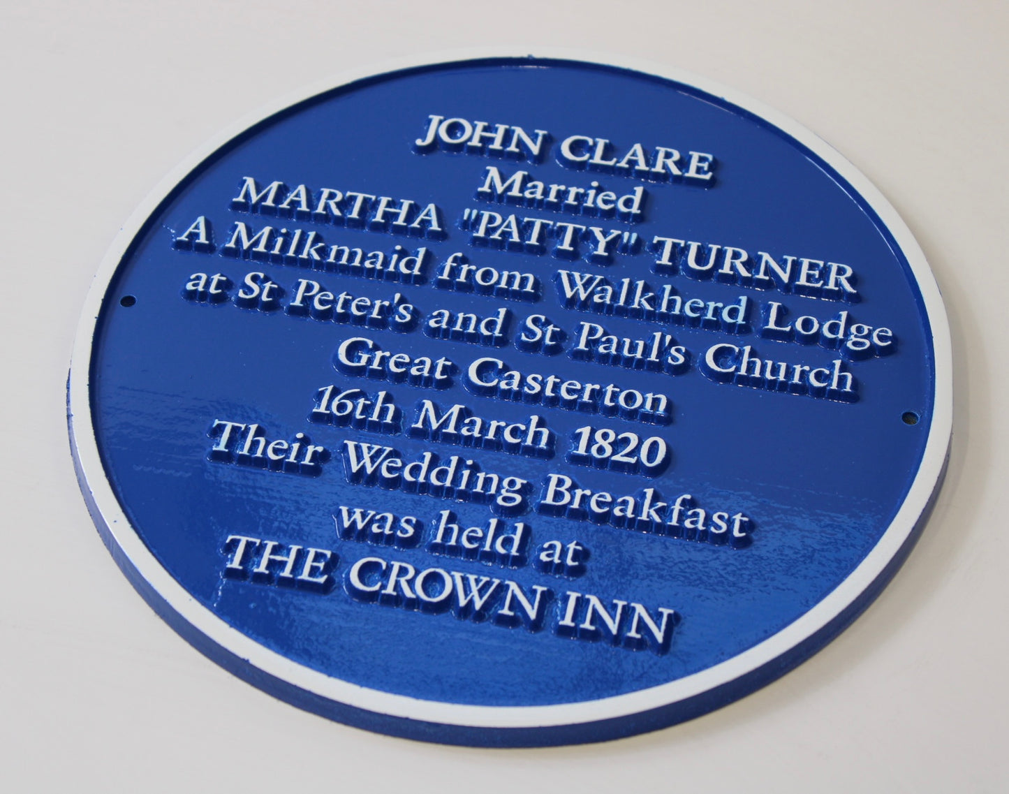 blue heritage plaque