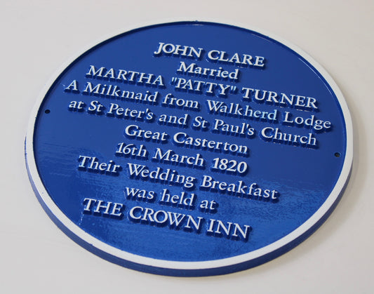 blue heritage plaque