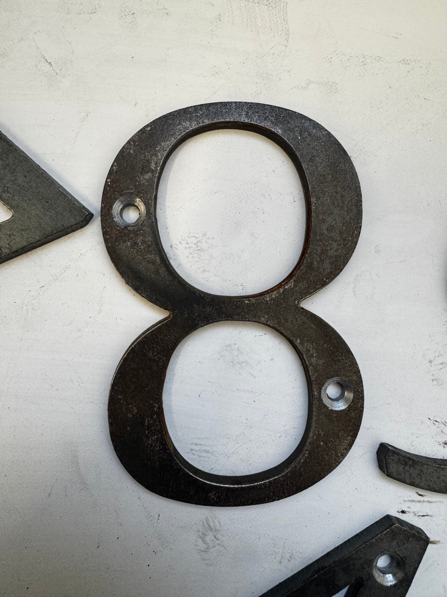 Steel House Numbers