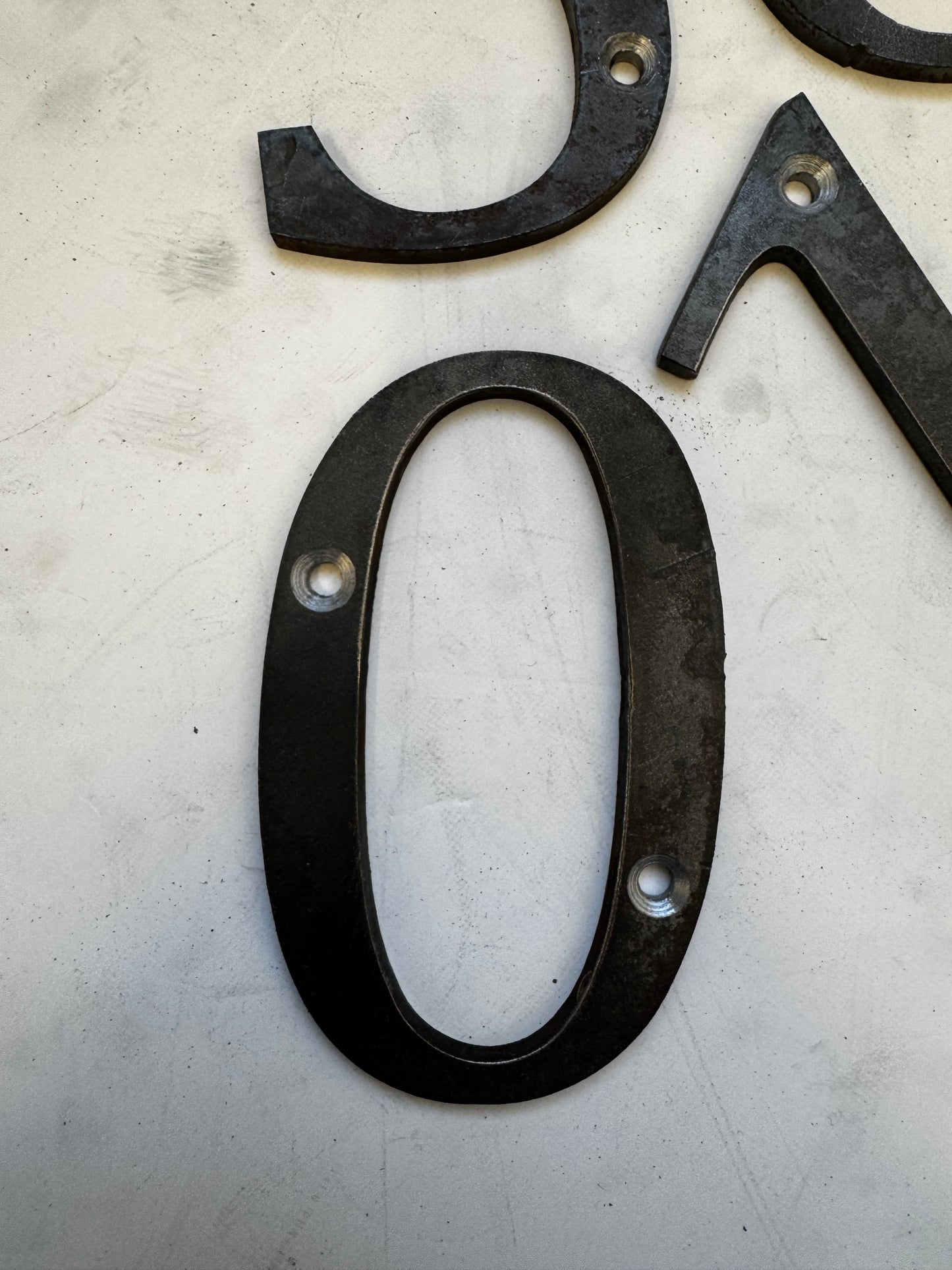 Steel House Numbers