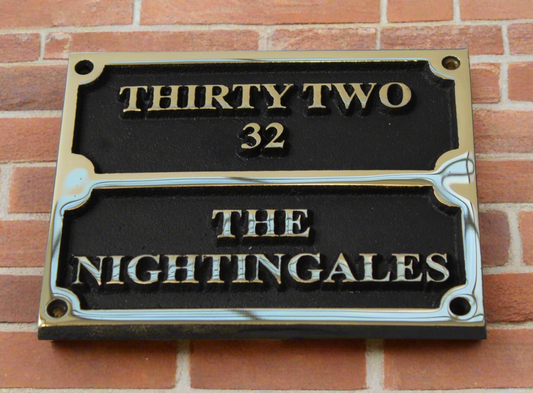best house name plaque
