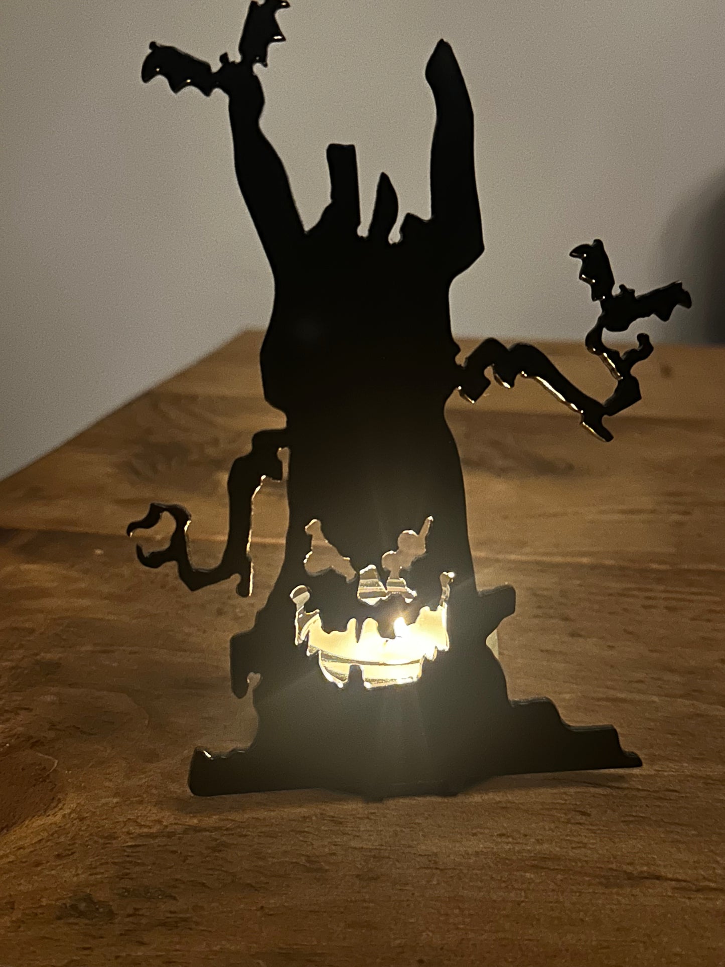 Halloween candle holder