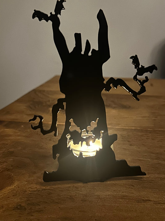 Halloween candle holder