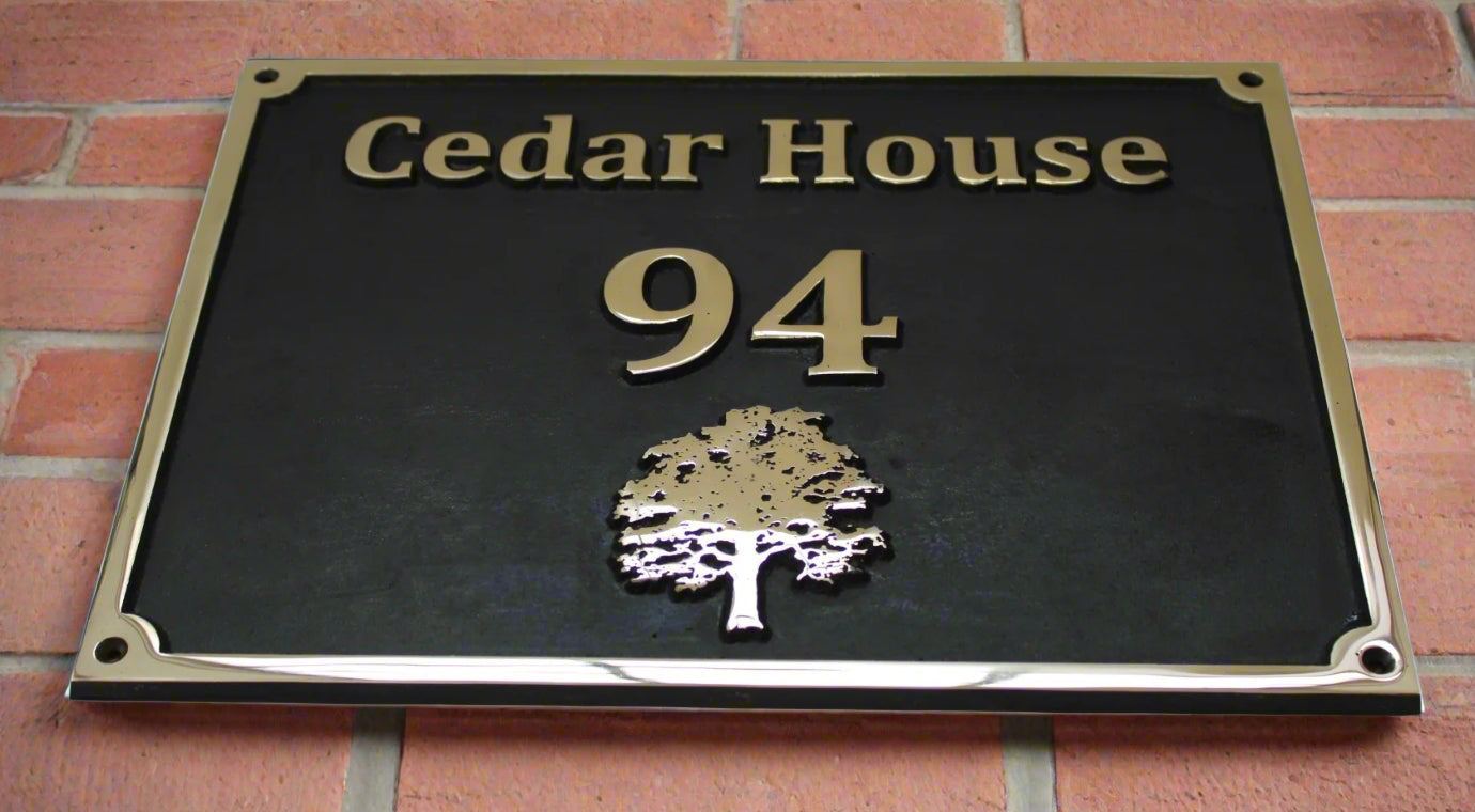 Decorative plaque in bronze