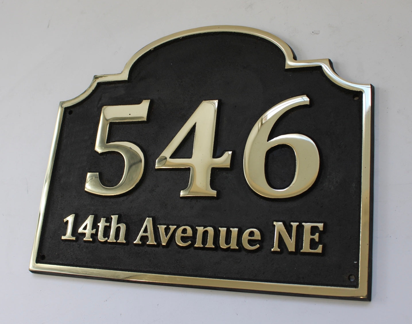 Bronze Address Plaque