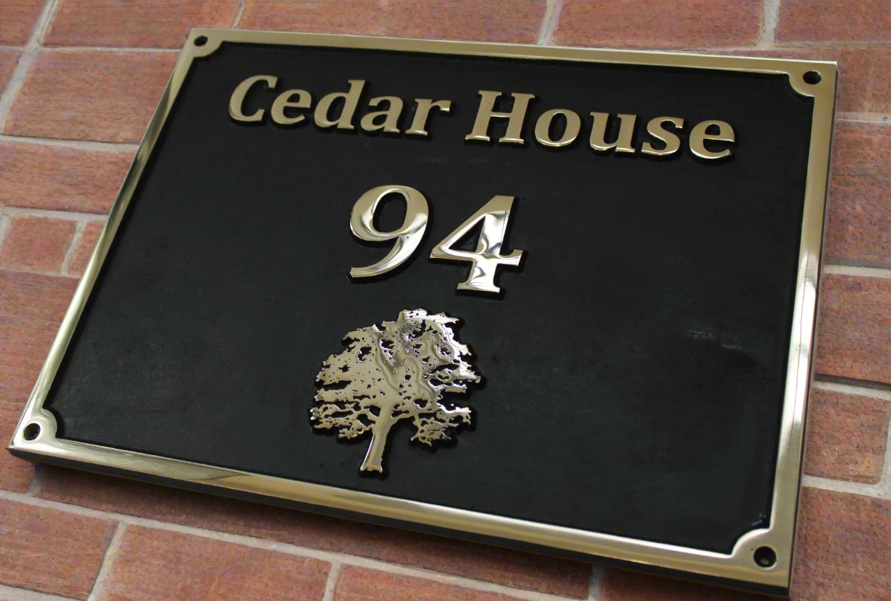 Decorative plaque in bronze