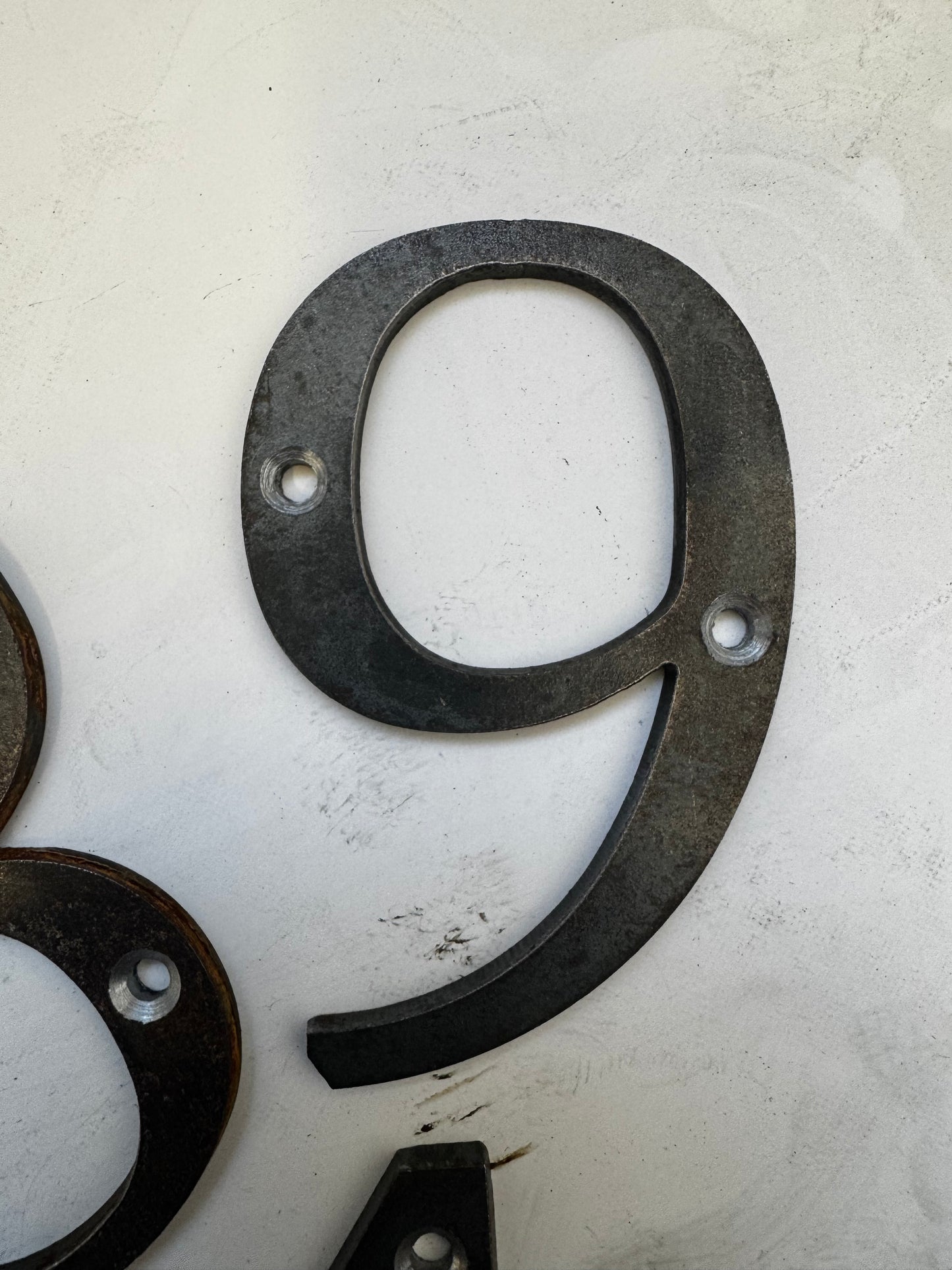 Steel House Numbers