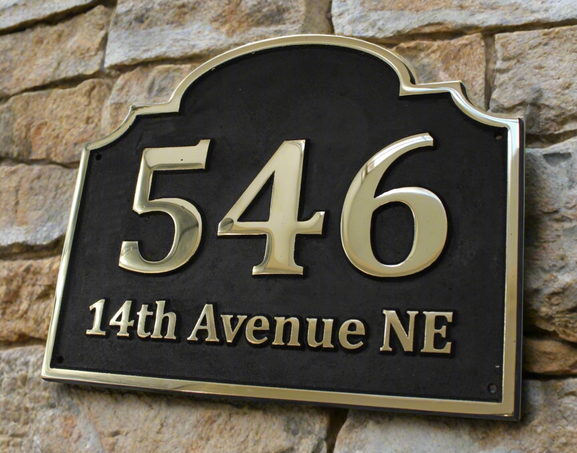 Bronze plaque