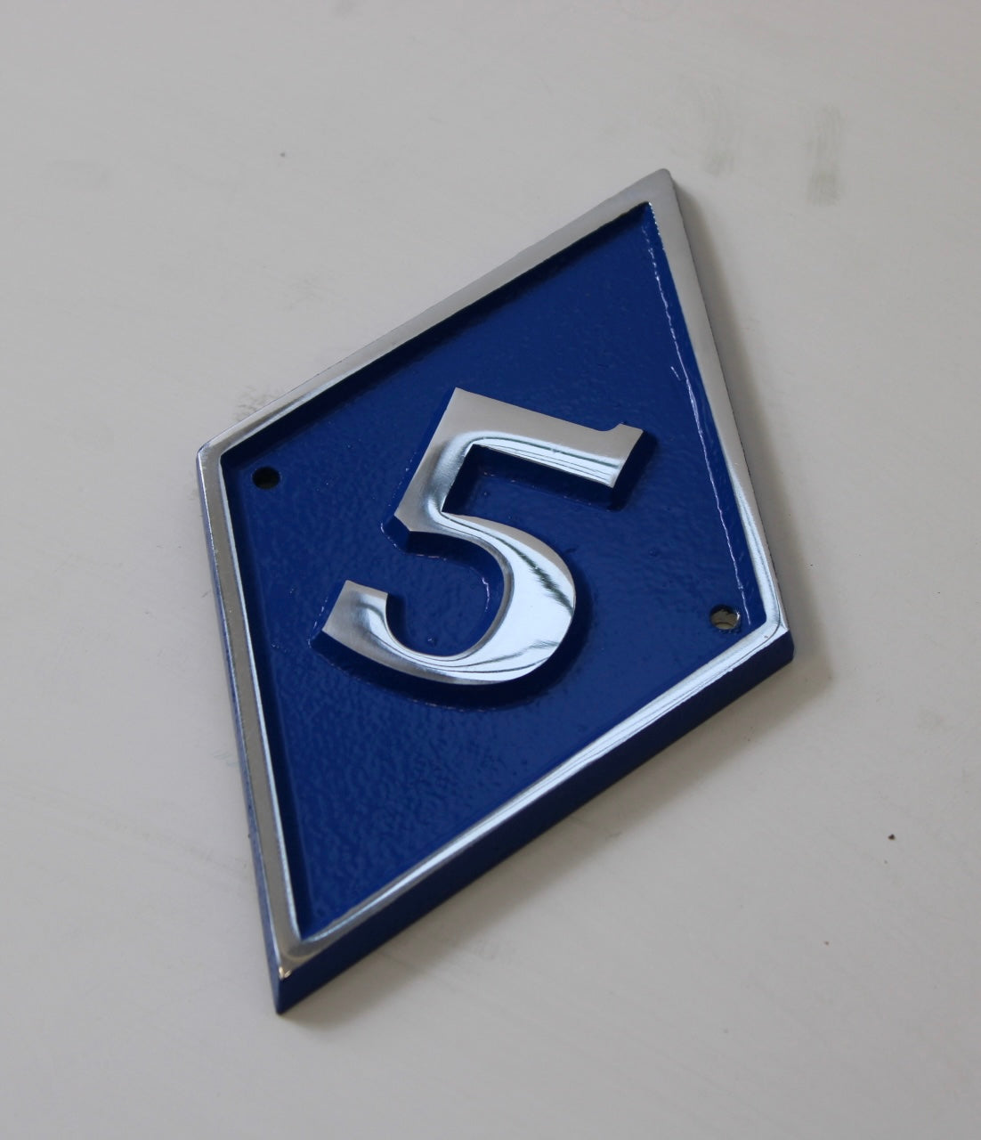 Diamond House Number Sign