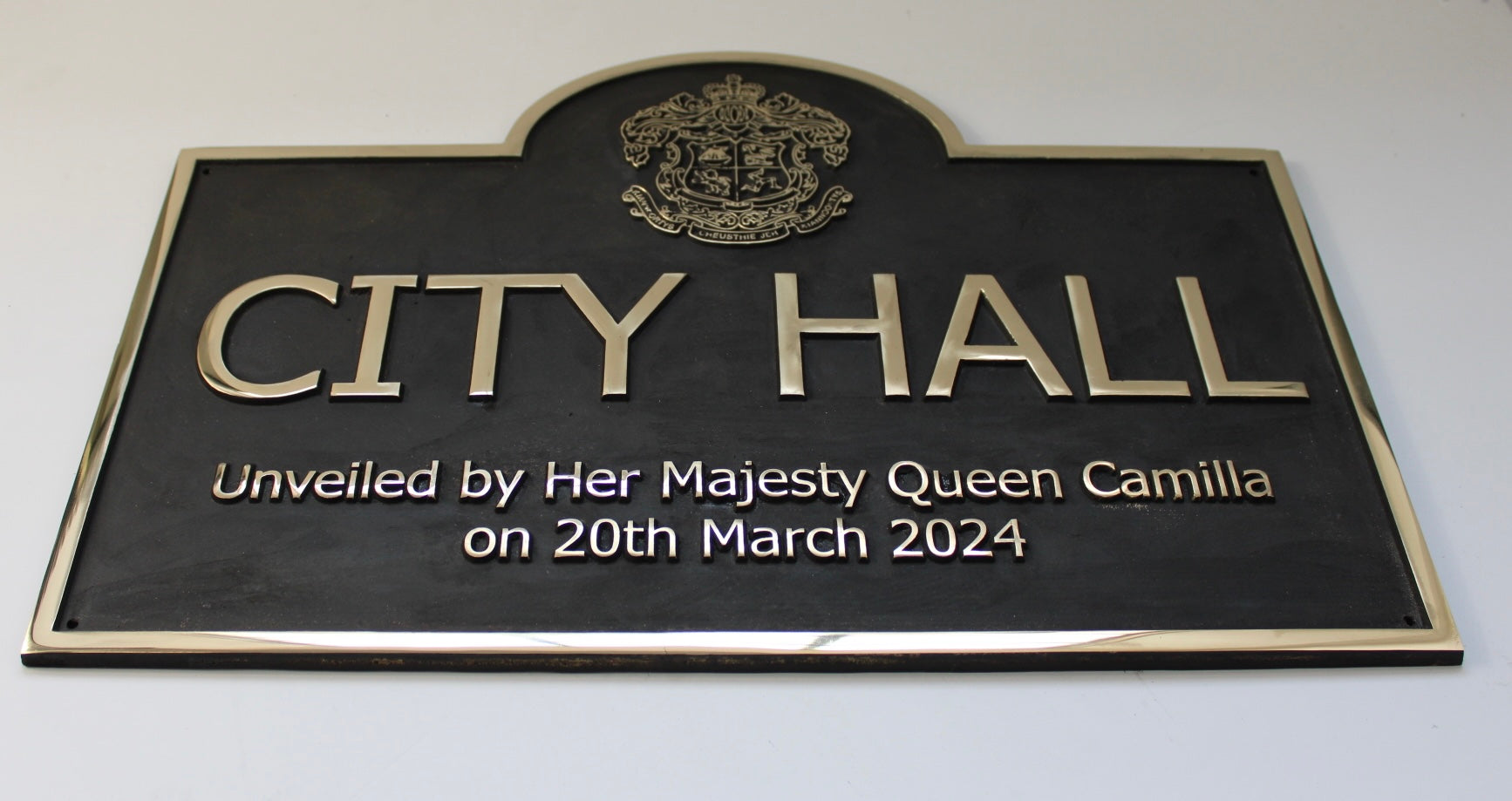 custom bronze plaque
