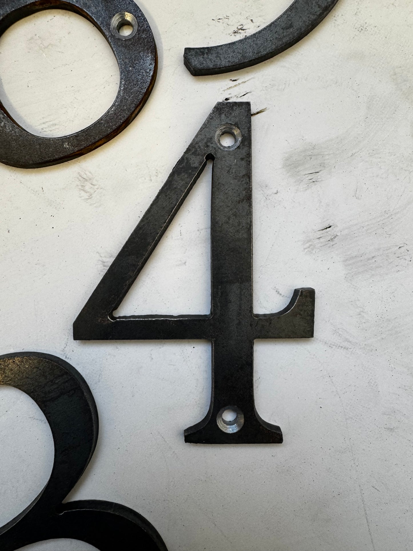 Steel House Numbers