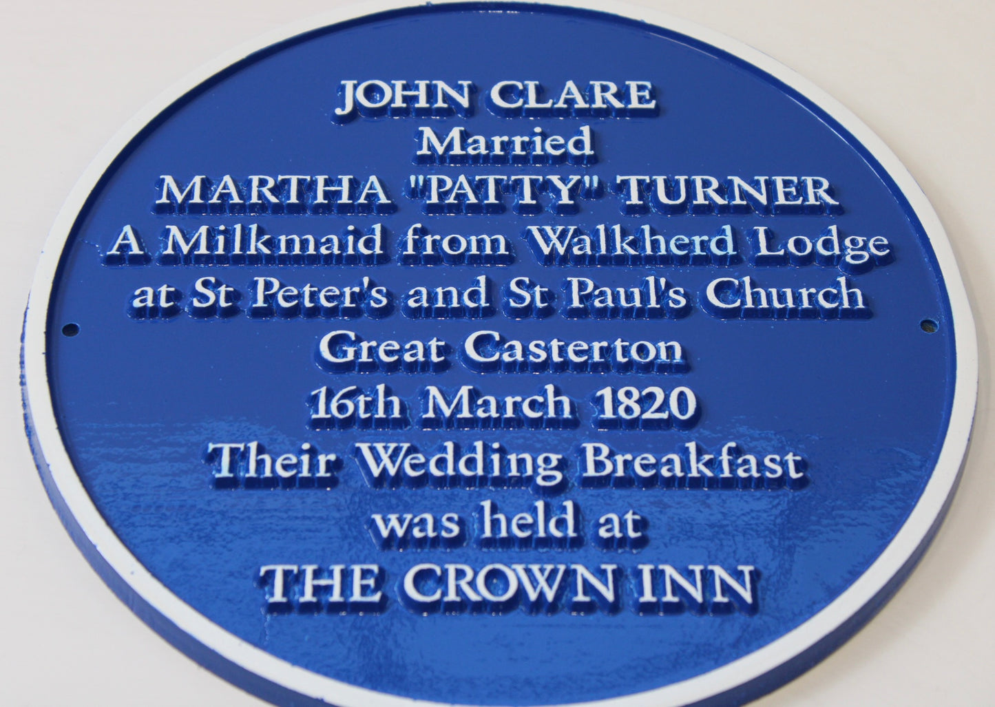 blue heritage plaque