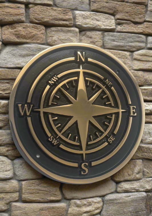 bronze compass