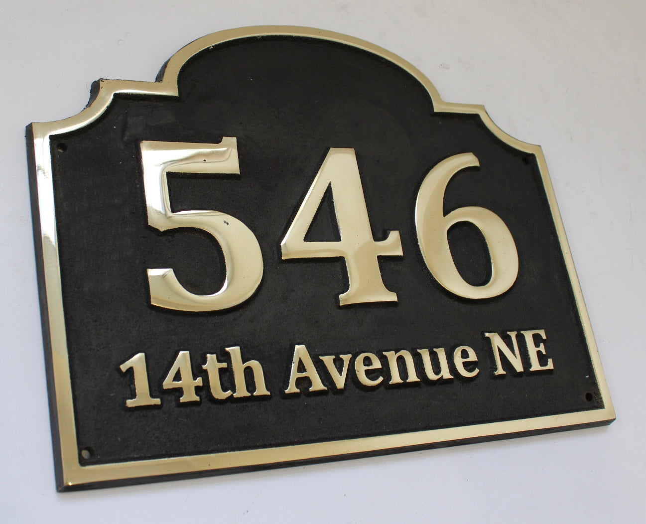 Bronze Address Plaque