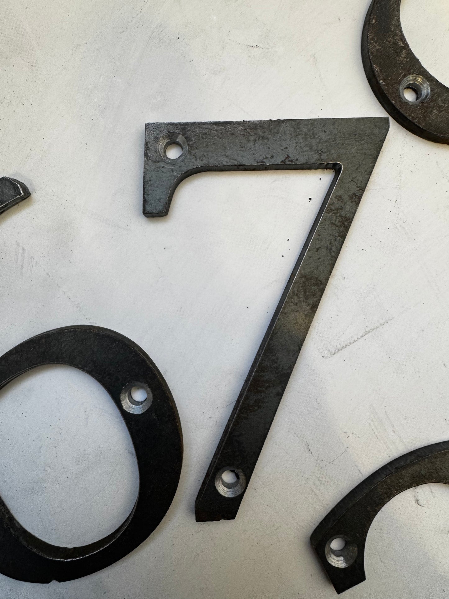 Steel House Numbers