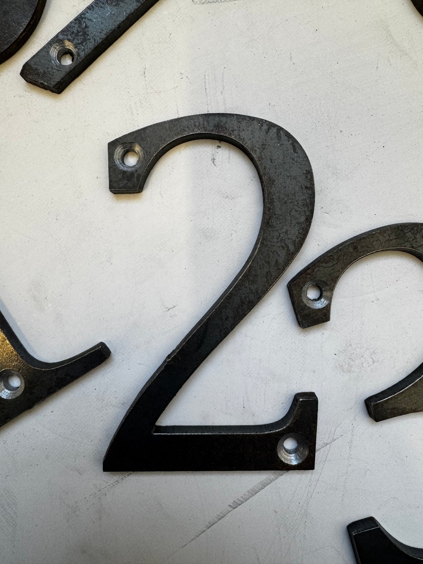 Steel House Numbers