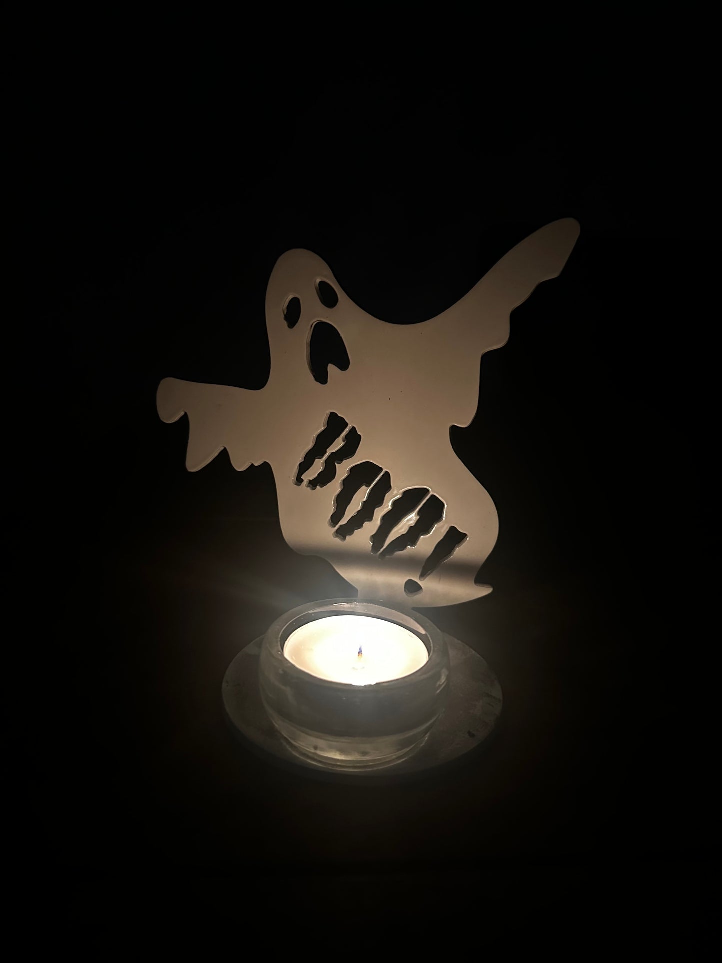 ghost candle holder