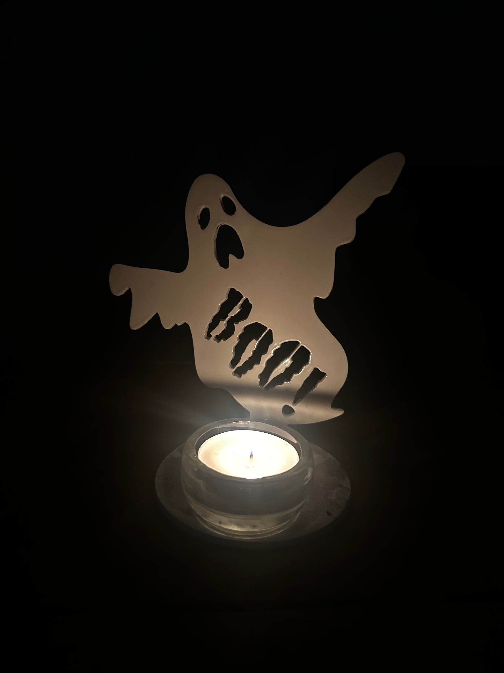 ghost candle holder