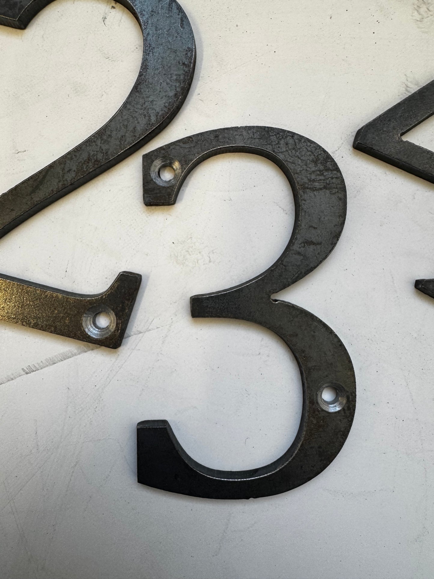 Steel House Numbers