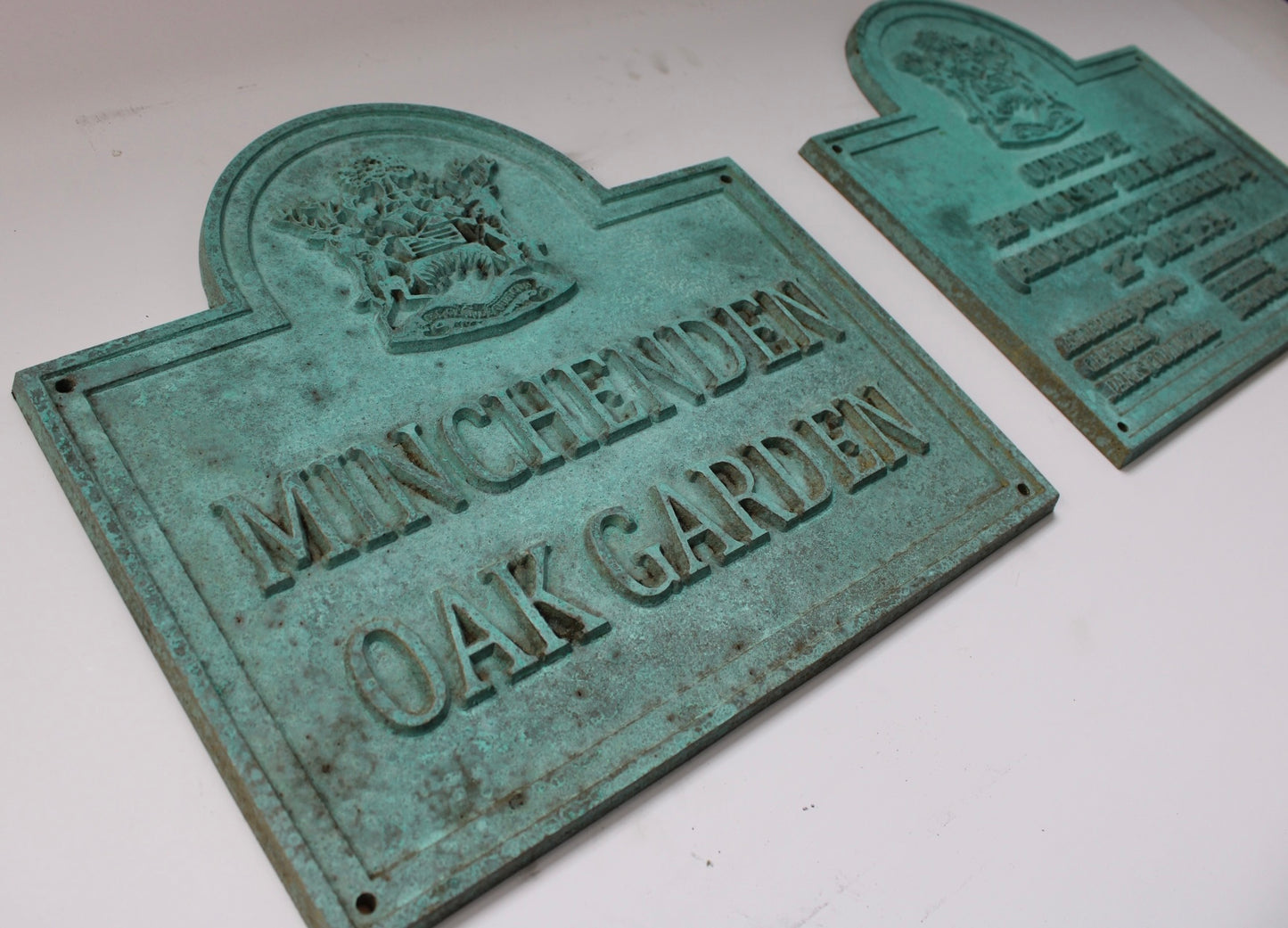 Bronze Verdigris plaque