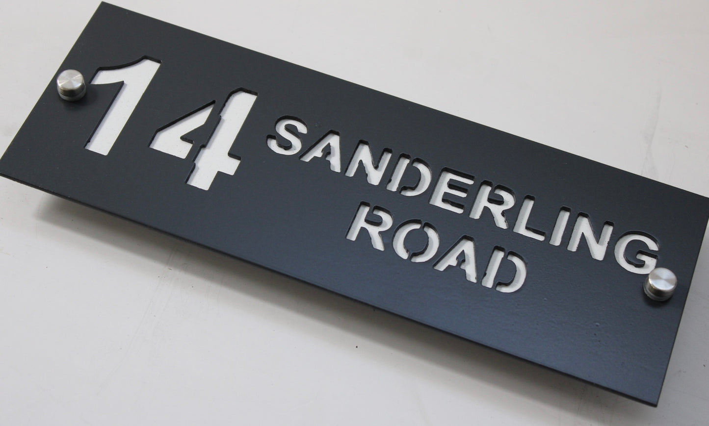 Contemporary house sign
