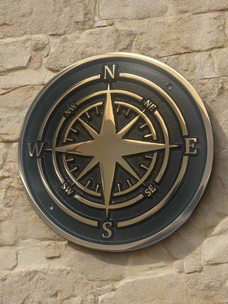 bronze compass