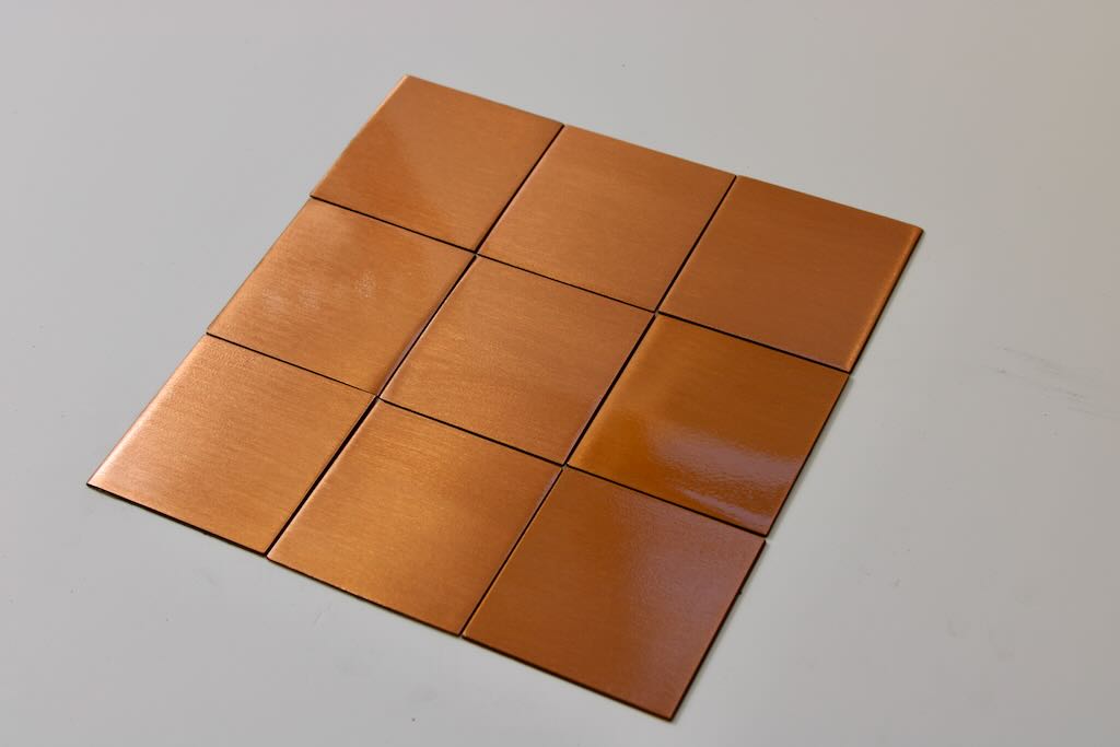 Copper Brushed Tiles