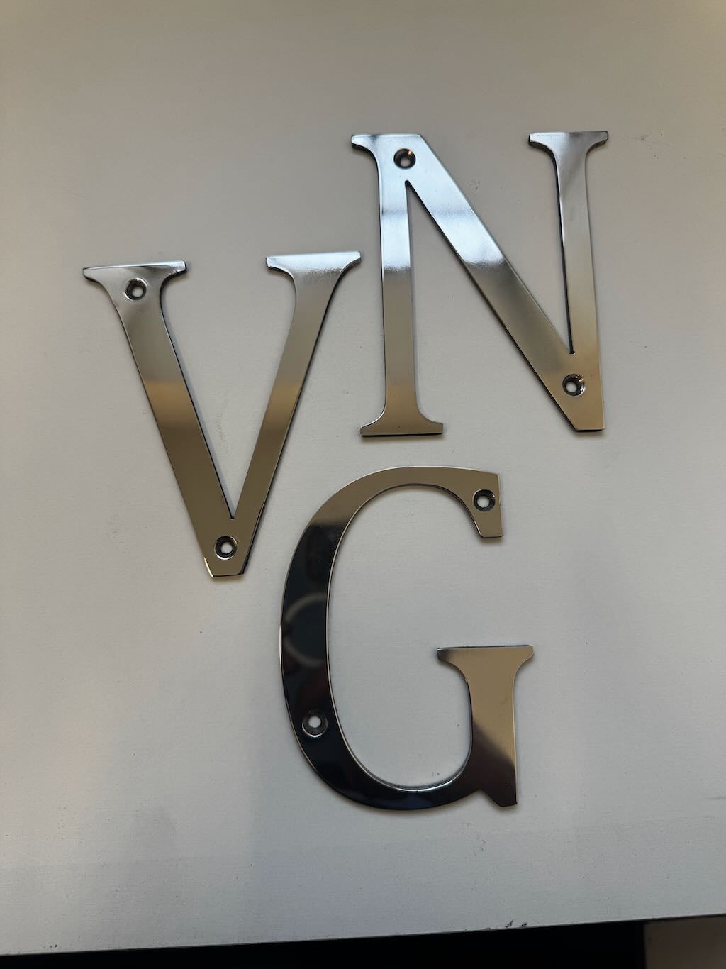Stainless Steel Metal Numbers and Letters
