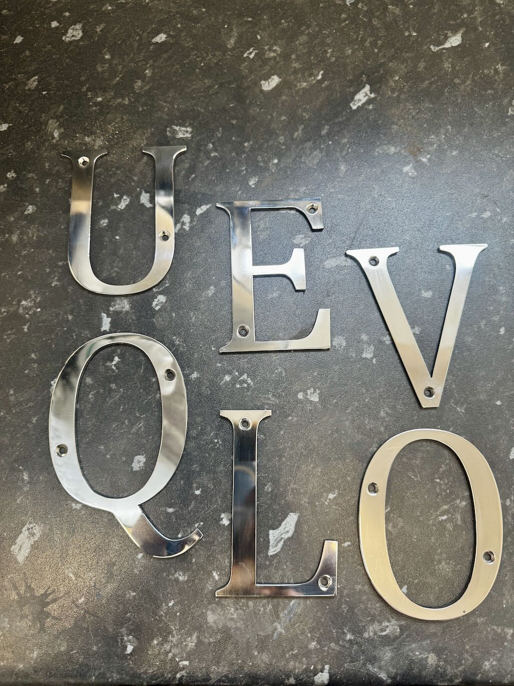 Stainless Steel Metal Numbers and Letters