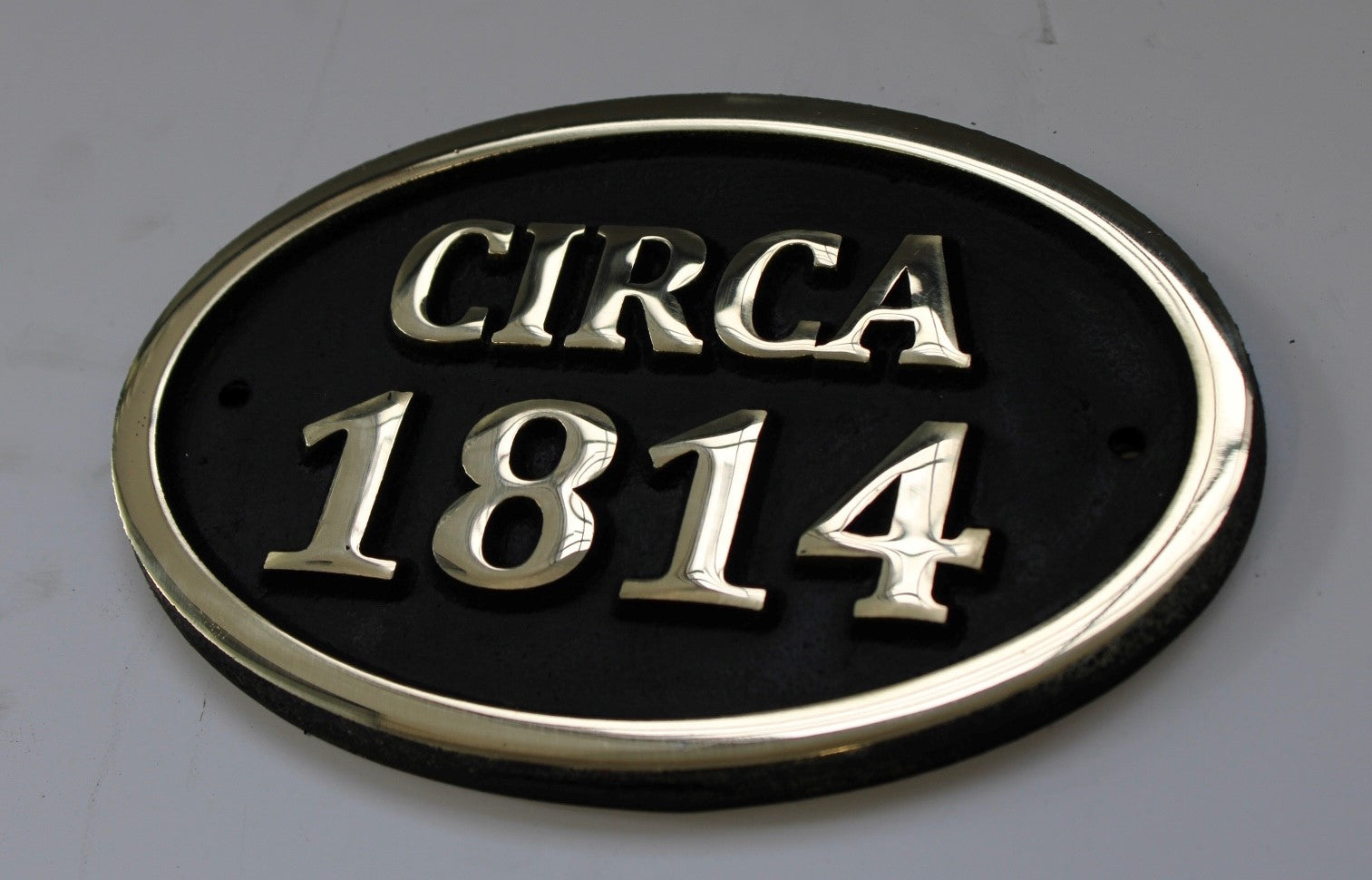 Bronze Plaque with Date