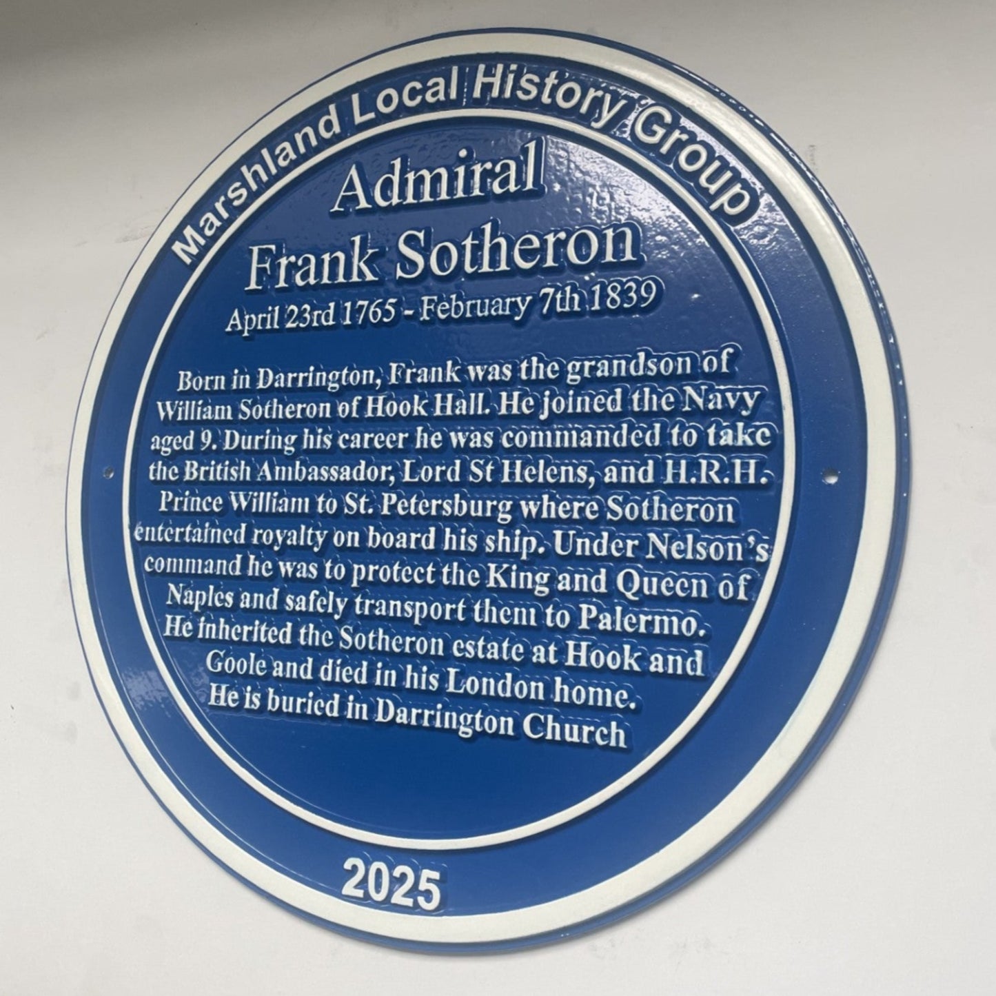 Heritage plaque