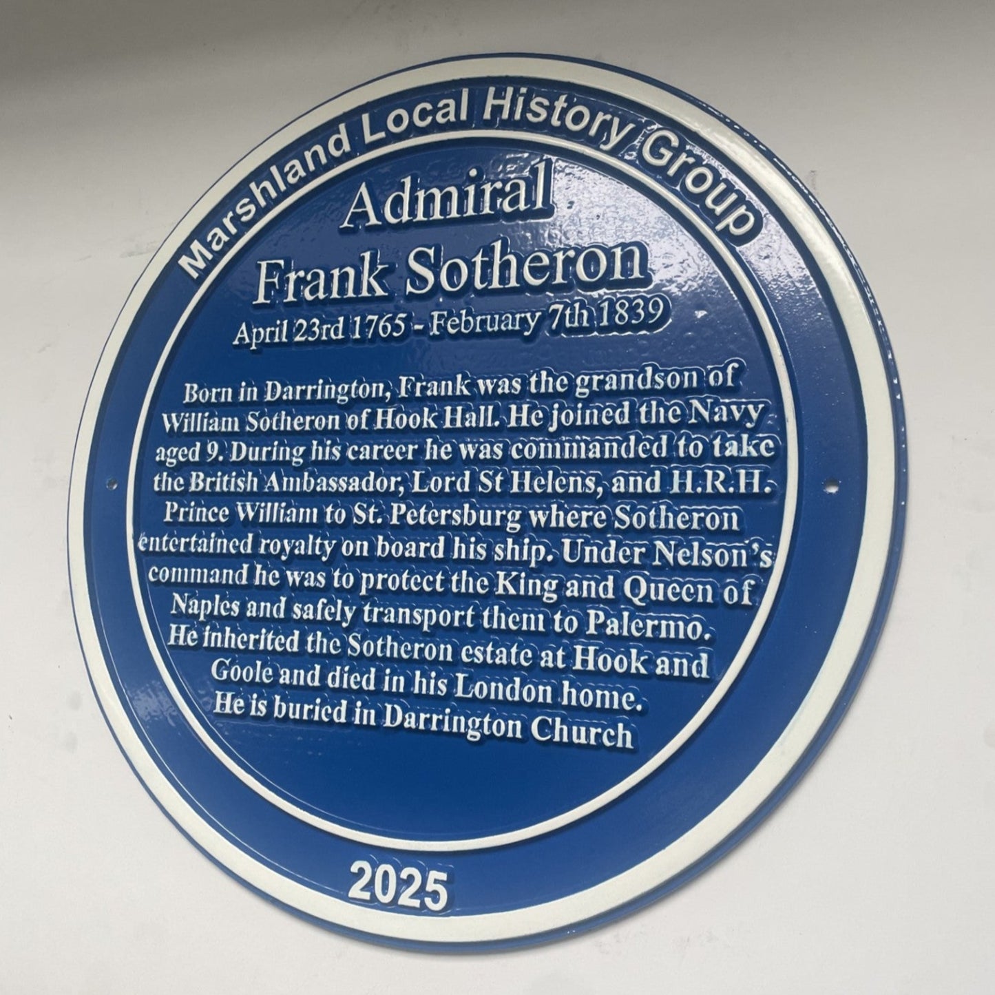 Heritage plaque