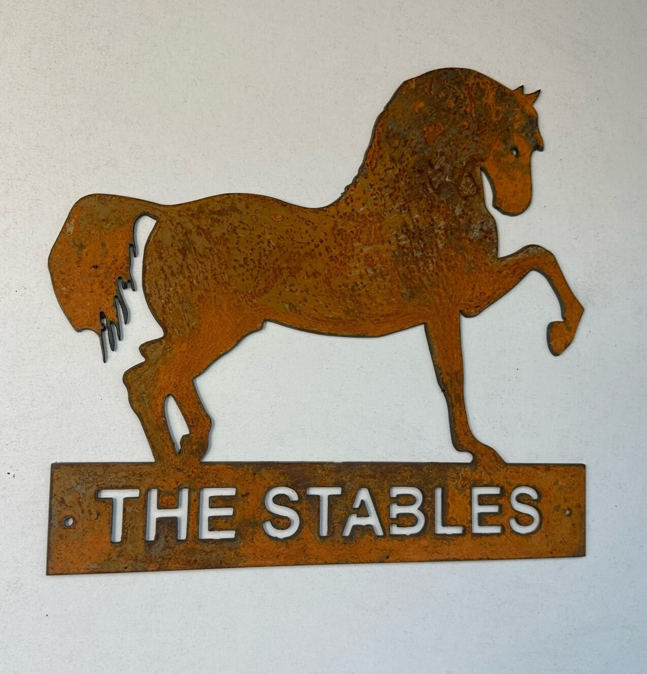 the stables horse sign