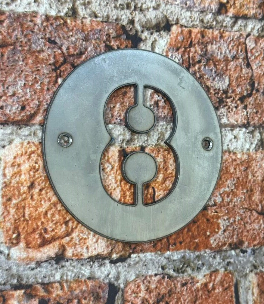 Steel signage