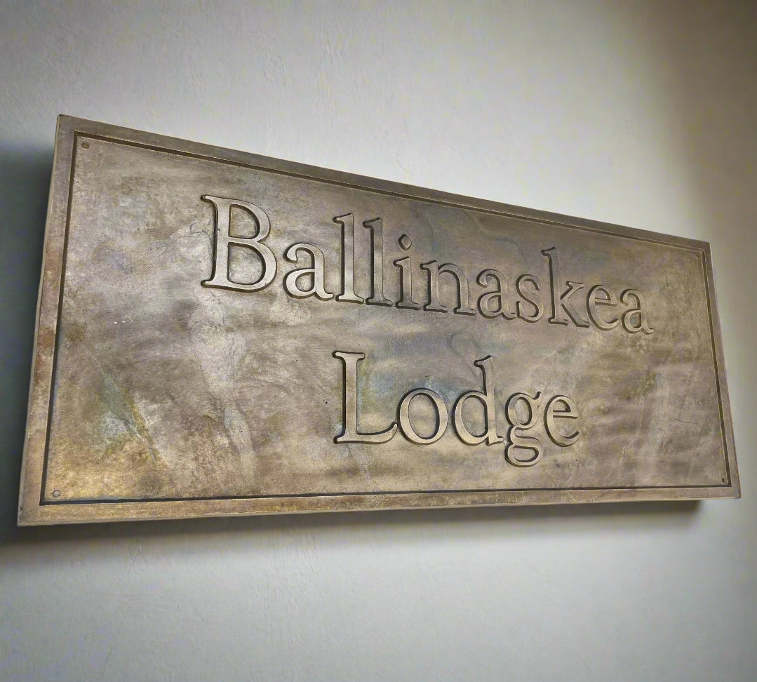 bronze plaque