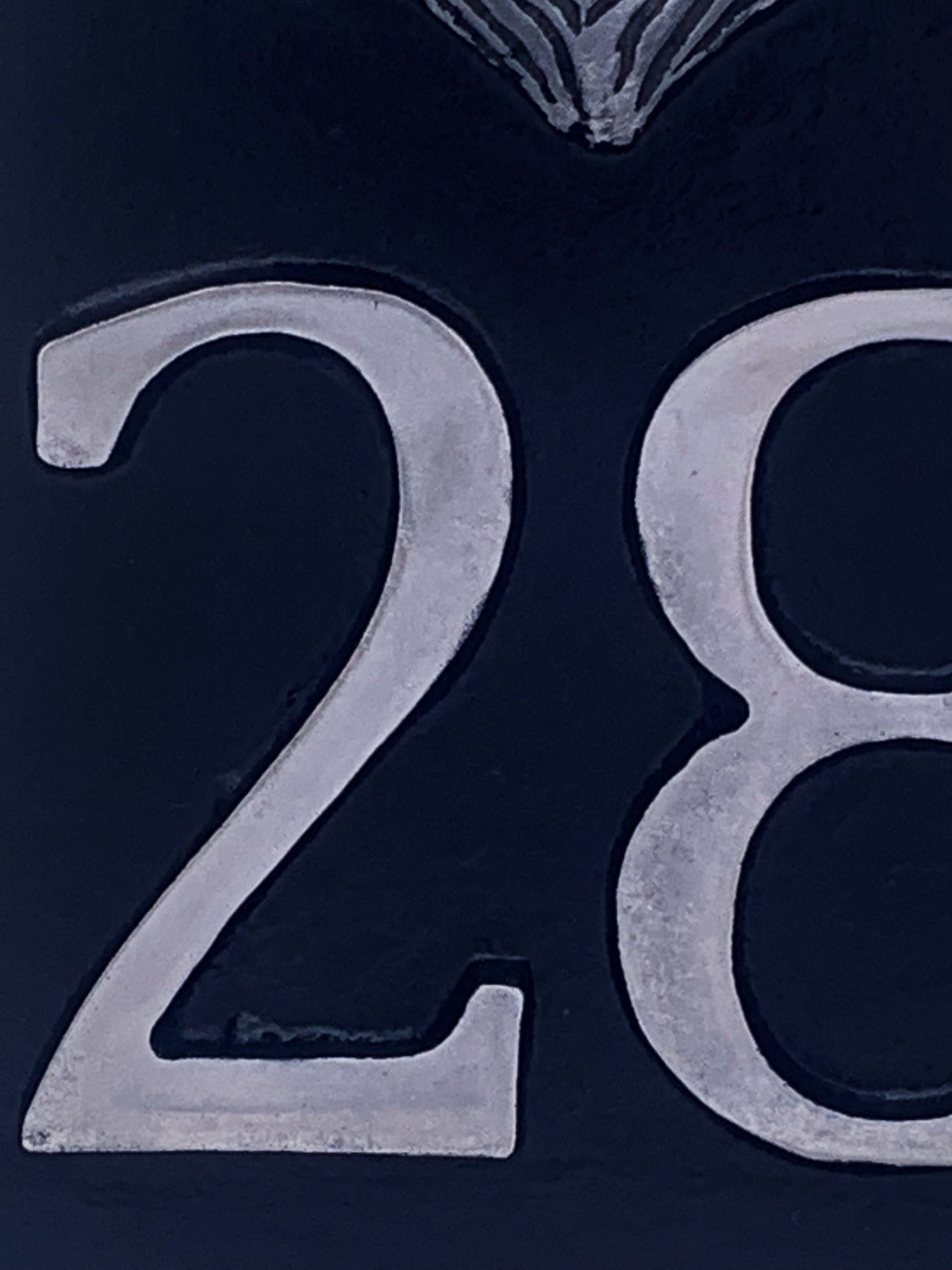 House Number Sign with Lion