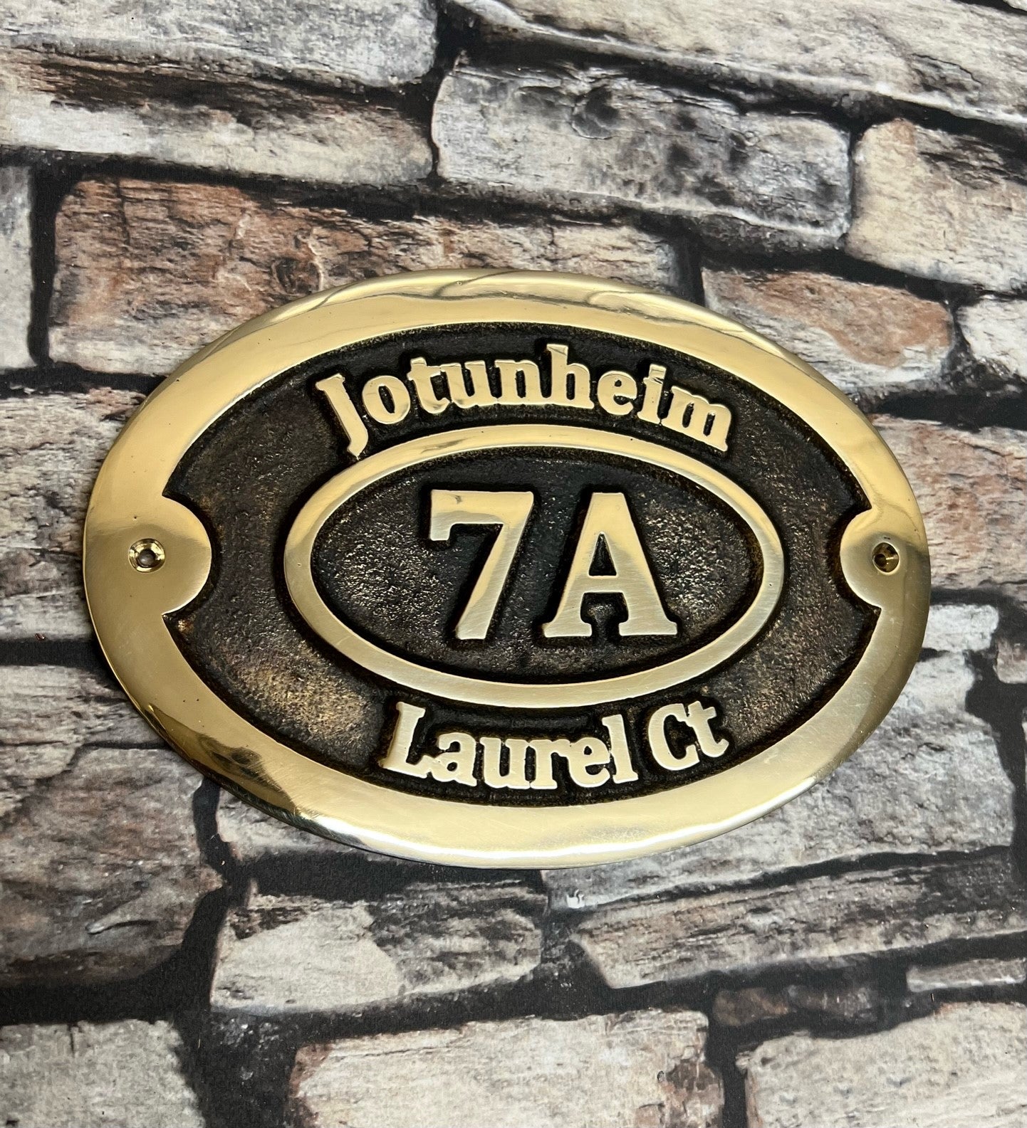 address signs