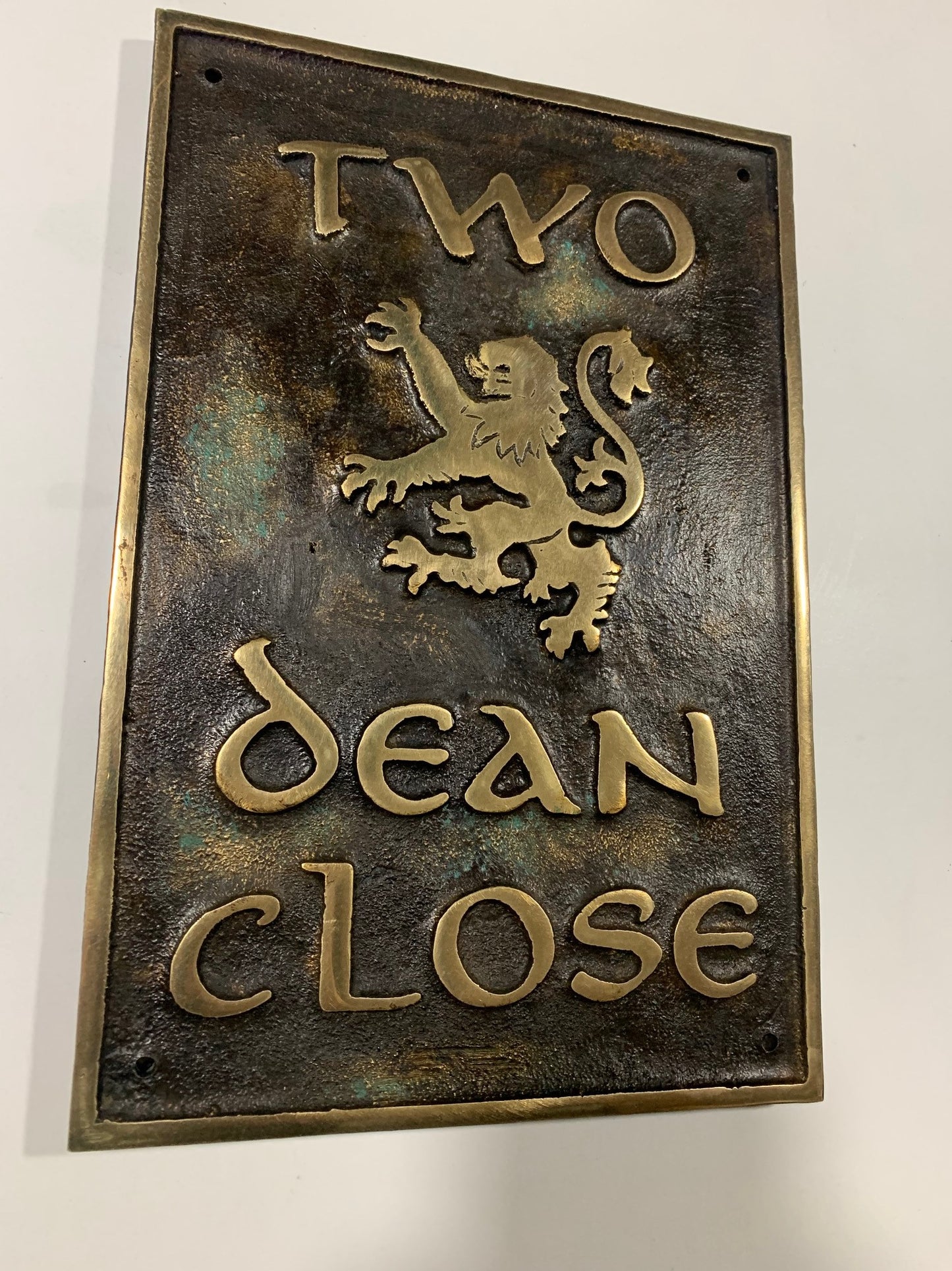 Bronze Plaques with Lion