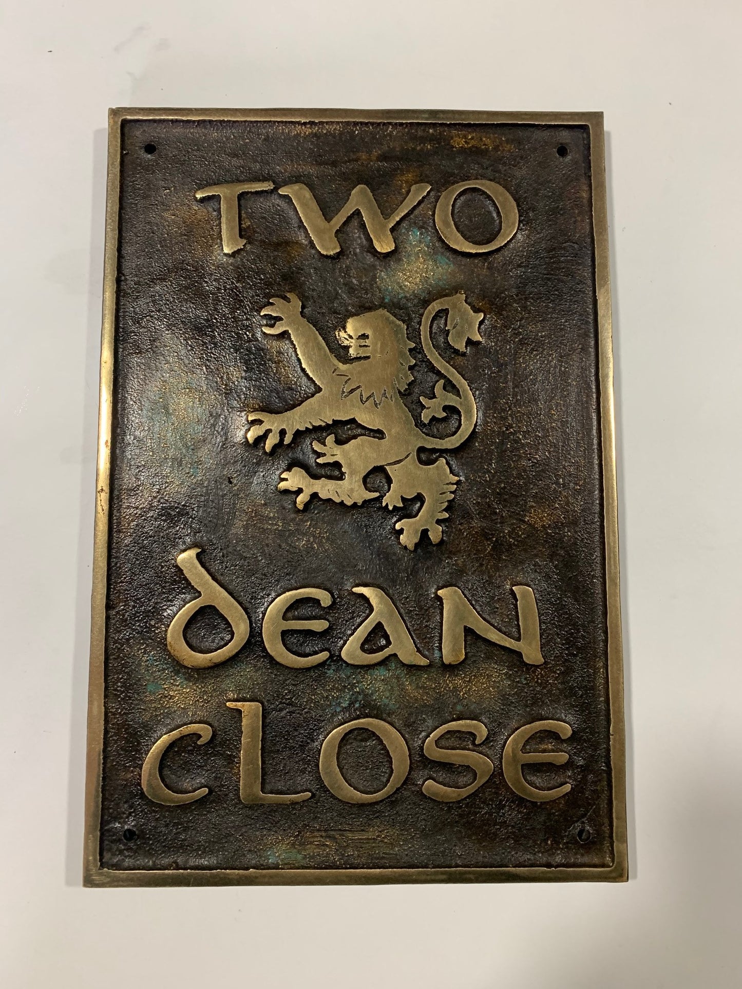 Bronze Plaques with Lion