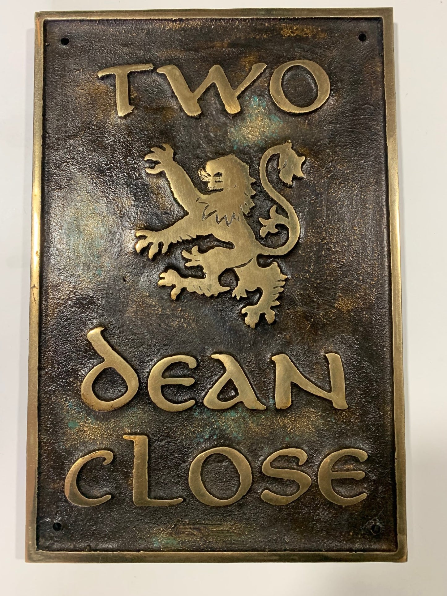 Bronze Plaques with Lion