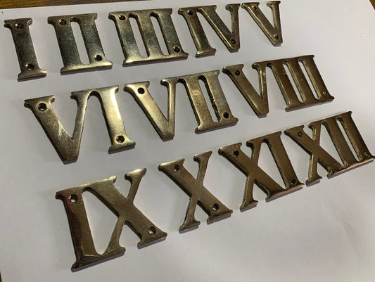 Metal House Numbers Roman Numerals