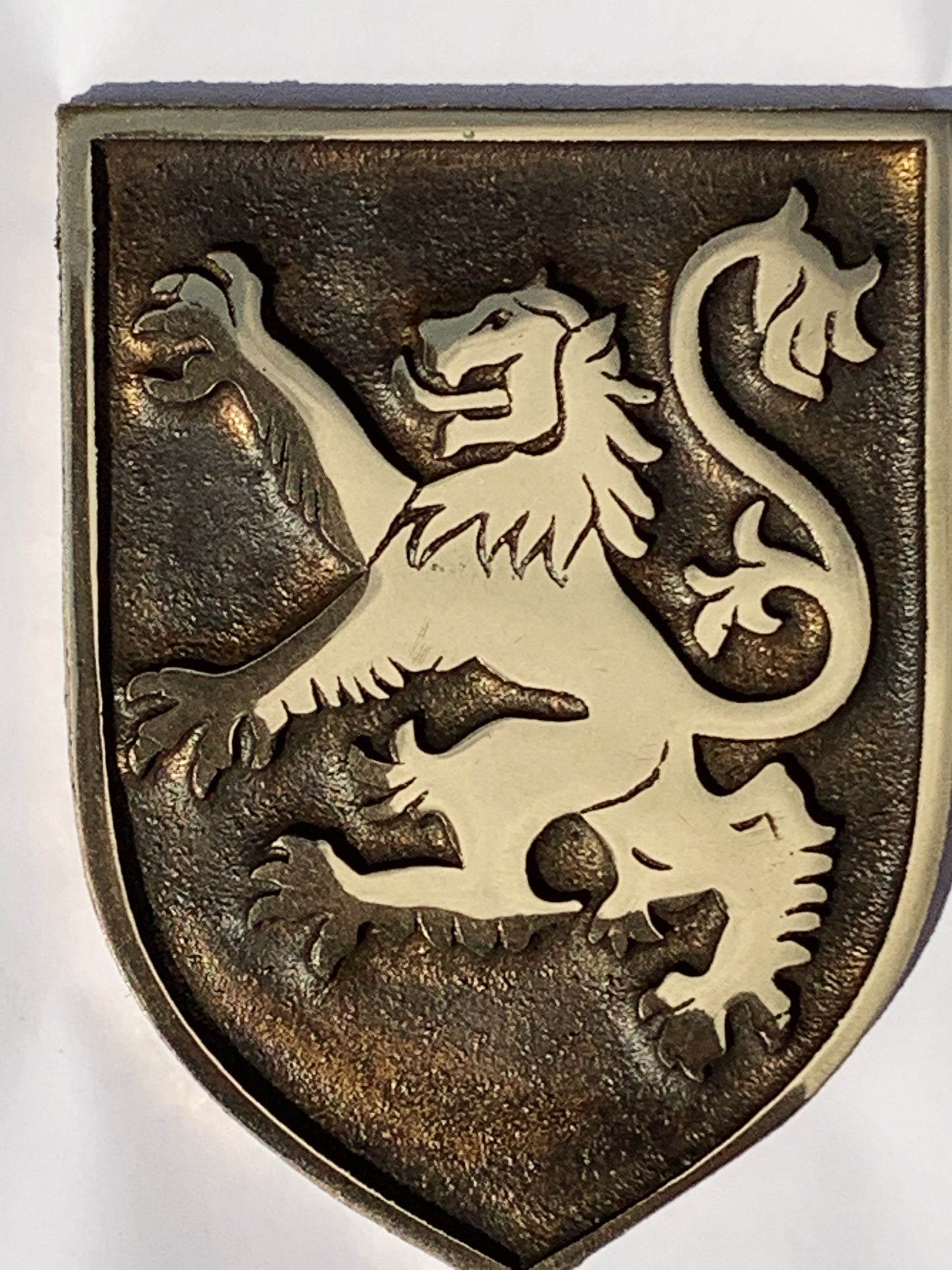 Bronze Shields Scottish lion