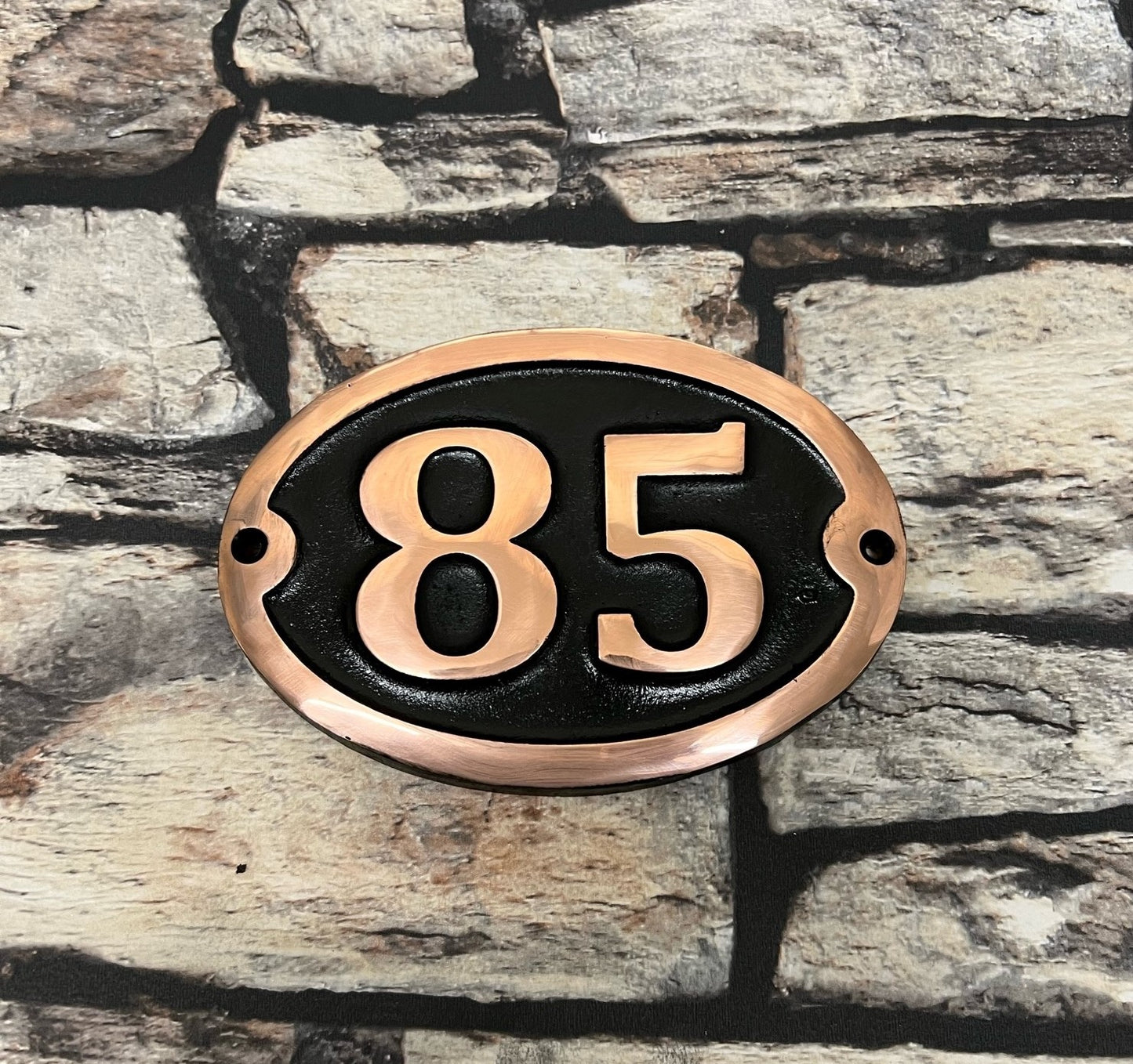 Copper Sign for house numbers